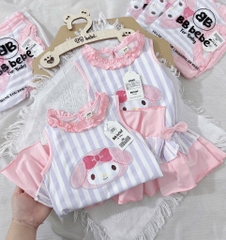 VÁY ĐUÔI CÁ CINAMOROL HỒNG TÍM BÉ GÁI SẴN (SALE 50k)