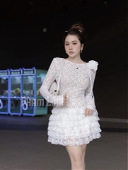 VÁY REN ĐÍNH HOA BÈO KÈM QUẦN SẴN