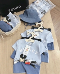 BỘ CỘC MICKEY XANH KÈM MŨ BÉ TRAI SẴN( xả 69k)