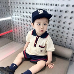 SET CỘC POLO PHỐI CỔ THAN VIỀN ĐỎ BÉ TRAI SẴN (SALE 59k)