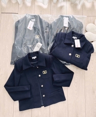 ÁO DẠ CD 2 LỚP CÚC ĐỒNG NỮ THU ĐÔNG