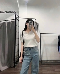 ÁO LEN POLO CỔ THÊU CÁ SẤU NỮ