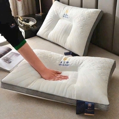 ĐỒ PHÒNG NGỦ - CẶP GỐI SPA CHỐNG ĐAU VAI GÁY VIỀN XÁM