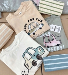 SET 3 BỘ DÀI TAY TONE BE CAM XANH BÉ TRAI