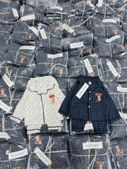 SET 2 BỘ PIZAMA BÉ TRAI DÀI TAY SẴN