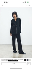 ÁO VEST NỮ ZARA KÈM ĐAI THU ĐÔNG SẴN