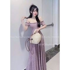 VÁY LEN NỮ THỎ BỆN DÂY DÁNG DÀI NỮ SẴN(SALE 119k)
