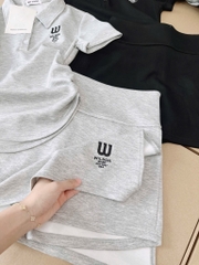 SET ÁO POLO W CHÂN VÁY TENNIS NỮ
