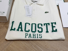 ÁO POLO TRẮNG LASCOT XANH NAM (SALE 99k)