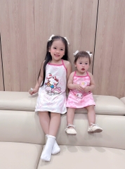 SET VÁY 2 DÂY KITTY MELODY BÉ GÁI
