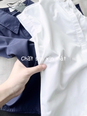SET SƠ MI TAY LV MIX CV BÚT CHÌ PHỐI NỮ SẴN (SALE 155k)