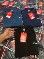 BỘ CỘC THỂ THAO LINING CỔ ĐỨC QUẦN ĐEN NAM