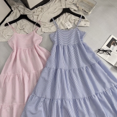 VÁY 2S MAXI KẺ SIU HOT (Xả 60k)