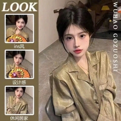 BỘ DÀI LỤA XƯỚC 3 MÀU NỮ