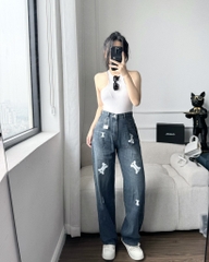 QUẦN JEAN SUÔNG CELINE- xả 85k