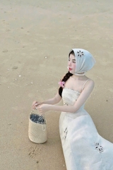 VÁY ĐÍNH HOẠ TIẾT CAO CẤP NỮ