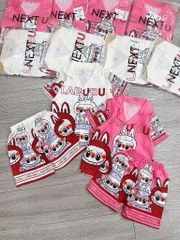 SET 2 BỘ ĐÙI PIZAMA LABUBU BÉ GÁI(XẢ 125k)