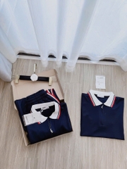 SET THAN POLO PHỐI QUẦN DÀI KẺ ĐỎ NỮ SẴN