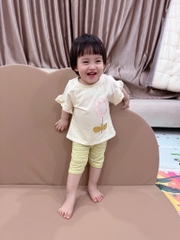 SET 2 BỘ HELLO HAPPY QUẦN NGỐ BÉ GÁI( xả 89k )
