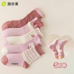 SET TẤT TONE HỒNG BÉ GÁI