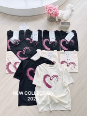 ÁO PHÔNG TIM LOVE HÀNG QC NAM NỮ SẴN (SALE 68K)