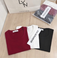 SET 3 ÁO ZIP CỔ U ĐEN TRẮNG ĐỎ NỮ