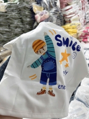SET ÁO SMILE QUẦN BÒ BÉ TRAI