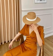 VÁY CỔ V DÚM NGỰC 2 MẦU