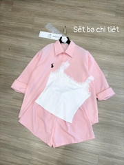 SET CỘC  3 CHI TIẾT HỒNG NỮ SẴN