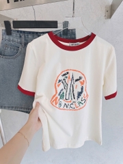 SET ĐỒ SHORT BÒ PHỐI VIỀN ĐỎ HOẠ TIẾT NỮ