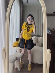 SET ÁO PHÔNG MICKY + QUẦN ĐÙI BÒ HÀNG QC CHÍNH PHẨM NỮ