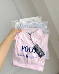 ÁO SƠ MI NỮ CỘC TAY POLO THÊU NGỰA SẴN (SALE 55k)