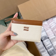PHỤ KIỆN - VÍ CẦM TAY MIU MIU NHIỀU MÀU