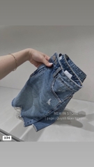CHÂN VÁY JEAN NỮ RÁCH VIỀN SẴN- xả 70k