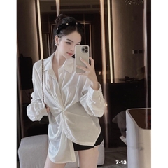 ÁO SƠ MI XOẮN EO 3 MẦU NỮ - (SALE 55k)- SẴN