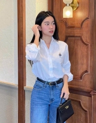 SƠ MI THÊU GẤU WHO TRẮNG NỮ(XẢ 89k)
