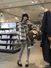 BALO GẤU ĐỘI MŨ NÂU NỮ
