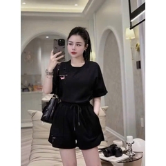 SET BỘ ĐÙI IN CHỮ THÊU LOGO CÚN DỄ THƯƠNG NỮ SẴN (SALE 55k)