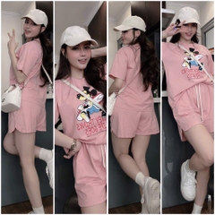 SET BỘ CỘC HỒNG MICKEY NỮ SẴN