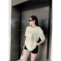 ÁO PHÔNG MOSCHINO CỘC TAY NỮ SẴN (SALE 60k)