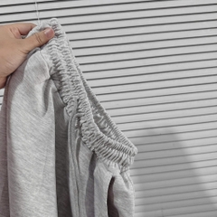 SET ÁO COTTON NÂU MIX CHÂN VÁY MÌ XÁM NỮ SẴN