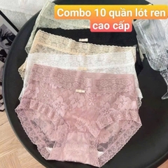 SET 10 QUẦN LÓT REN HOA MAI NỮ SIÊU HOT SẴN