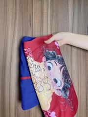 SET BỘ ÁO THUN ĐỎ CÔ GÁI MIX QUẦN CHUN XANH NỮ SẴN