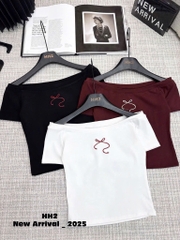 SET 3 ÁO ZIP TRỄ VAI THÊU NƠ