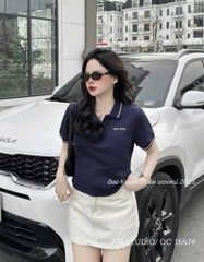 ÁO POLO THÊU MIU MIU CỰC XINH NỮ SẴN( Xả 50k)