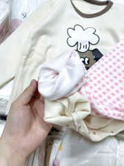 SET 2 BỘ DÀI NỈ LÔNG HỒNG BÉ GÁI