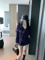 ÁO DẠ CD 2 LỚP CÚC ĐỒNG NỮ THU ĐÔNG