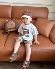 SET ÁO COTTON QUẦN ĐŨI FAST ROAD RACE CHO BÉ