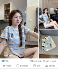 SET MICKEY KẺ PHỐI QUẦN MÌ HÀN NỮ