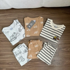 SET 3 BỘ OTO DÀI TAY BÉ TRAI